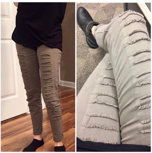 Distressed Jeggings