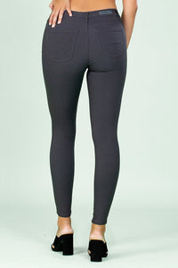 Hyperstretch Mid-Rise Skinny - Charcoal